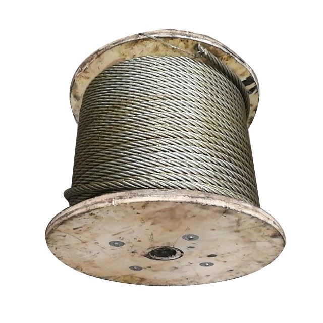 Pozinkované oceľové lano 6x36WS+IWRC (6x36WS+FC)