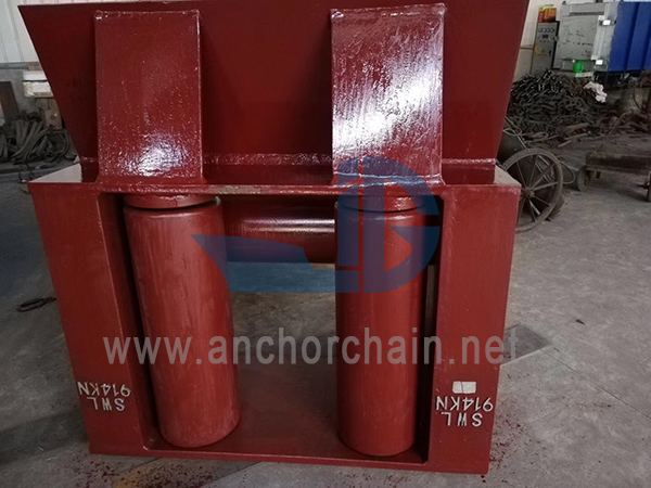 JIS F2026 Fairlead s horizontálnym valčekom